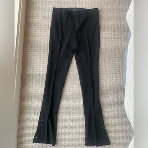 Ralph Lauren Slim Wool Riding Style Pants with French Cuffs